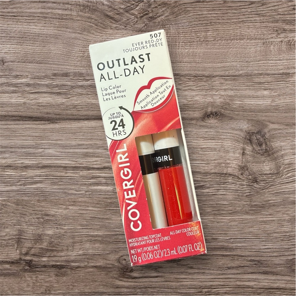 Cover girl Vibrant Red lipstick